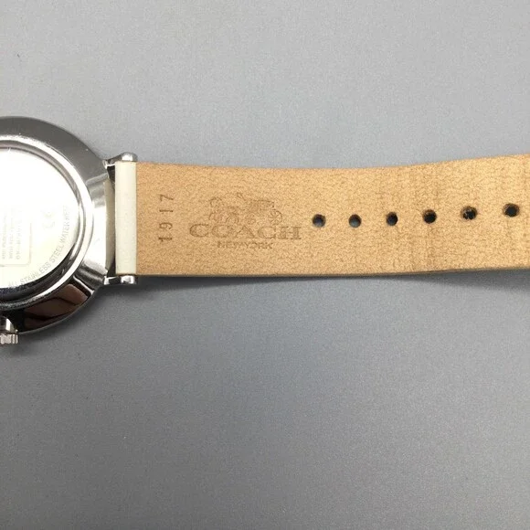 Coach Perry Womens Watch 36mm Leather Rainbow Star CA.120.7.14.1596 New Battery - Picture 11 of 15